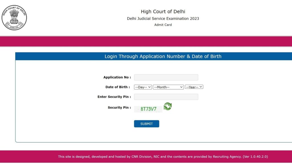 Delhi HC Judicial Service admit card 2023 released at delhihighcourtnicin