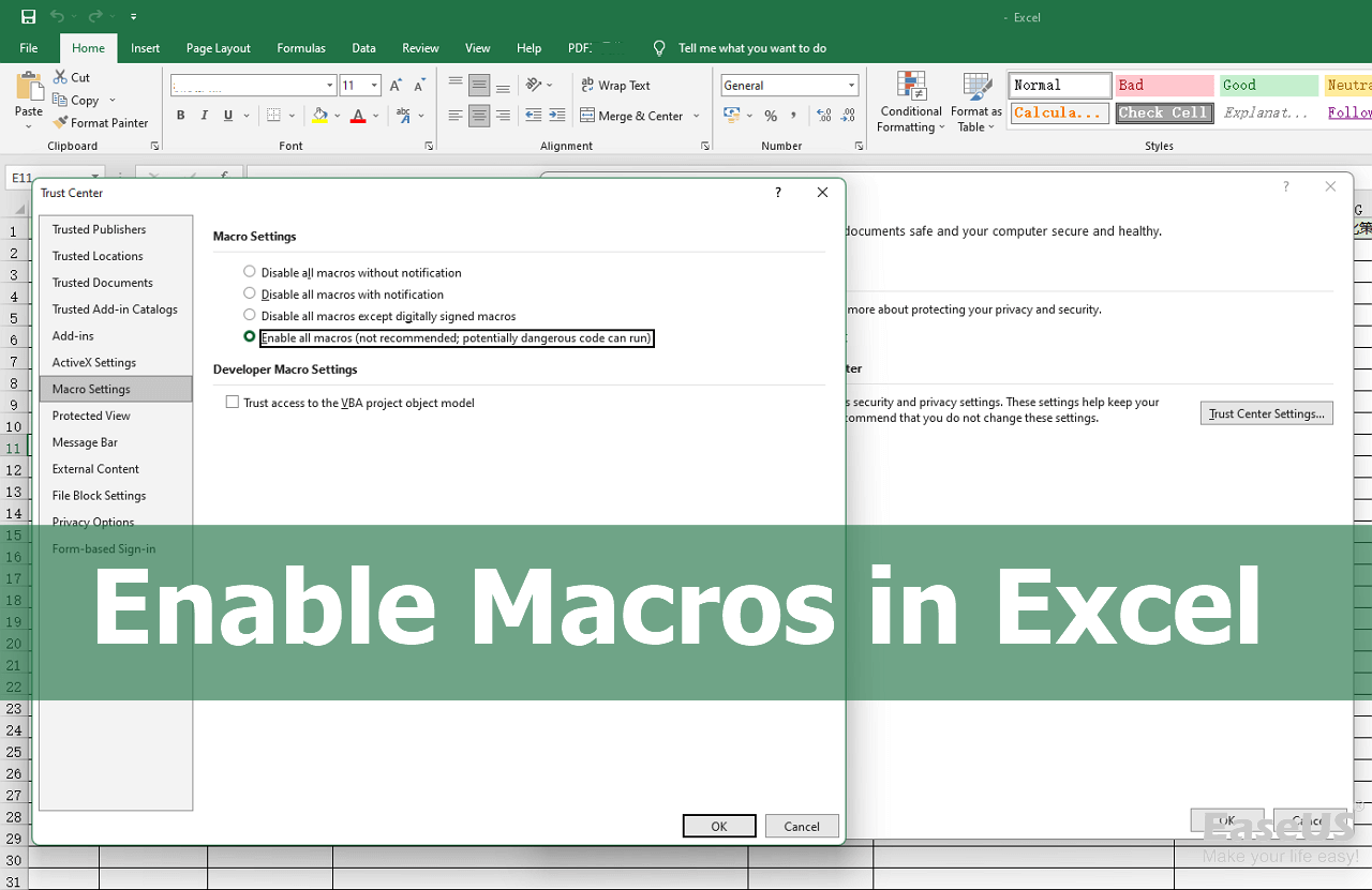 How to Enable Macros in Excel (for Beginners and Beyond) - MyUdemy