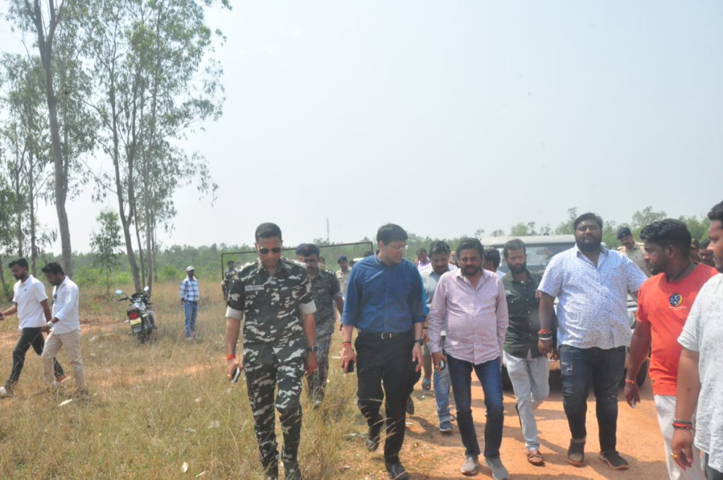 lay foundation stone for Chakulia Degree College 