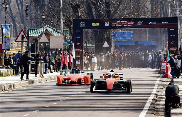 First-ever Formula-4 car racing event thrills motorsport fans in Srinagar