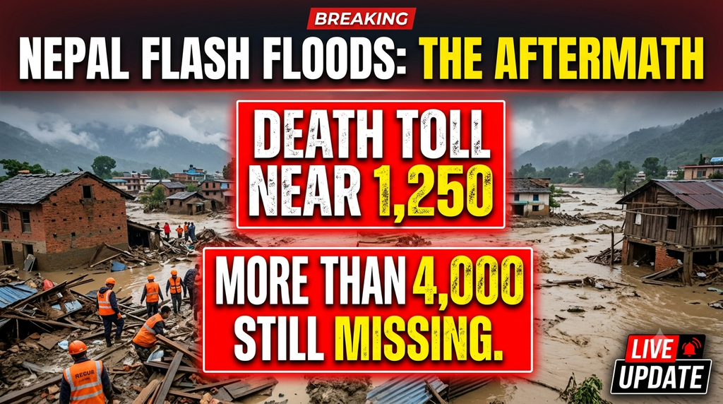 Nepal Flash Floods Aftermath: Death Toll Nears 1,250 as More Than 4,200 Remain Missing 1 Nepal Flash Floods